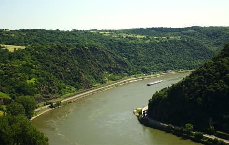 Vista sobre el Rin desde el mirador Loreley