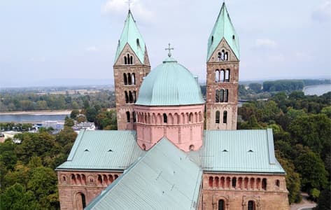 La historica catedral de Speyer, patrimonio de la humanidad de la UNESCO