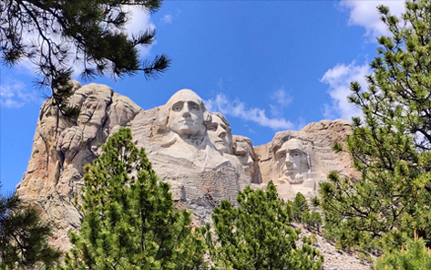 Visitaremos los 4 presidentes en Mount Rushmore