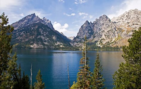 Jenny Lake, destino de nuestra caminata en el Parque Nacional Grand Teton