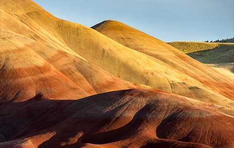 Cendras volcánicas en el parque de John Day Fossil Beds