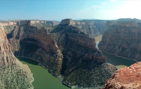 El espectacular cañón del Río Bighorn