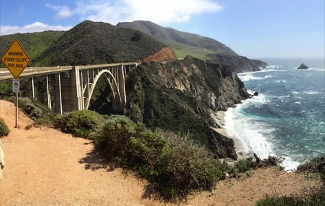 El puente sobre el Bixby Creek, en la California Highway 1