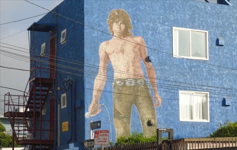 Mural de Jim Morrison en Venice Beach