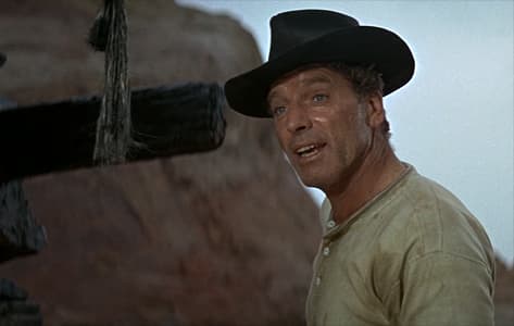 Burt Lancaster en 'Los Profesionales', otro sitio que vamos a visitar en nuestra ruta de las pelis western