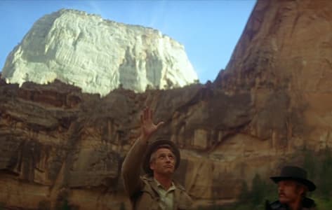 Paul Newman y Robert Redford en Zion National Park, destino de la ruta por las películas del Oeste